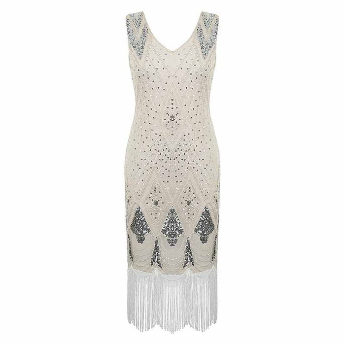Women's 1920s Dress Sequin Art Deco Flapper Dress