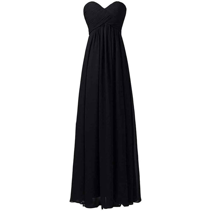 Women's A Line Corset Sweetheart Pleats Prom Bridesmaid Dress