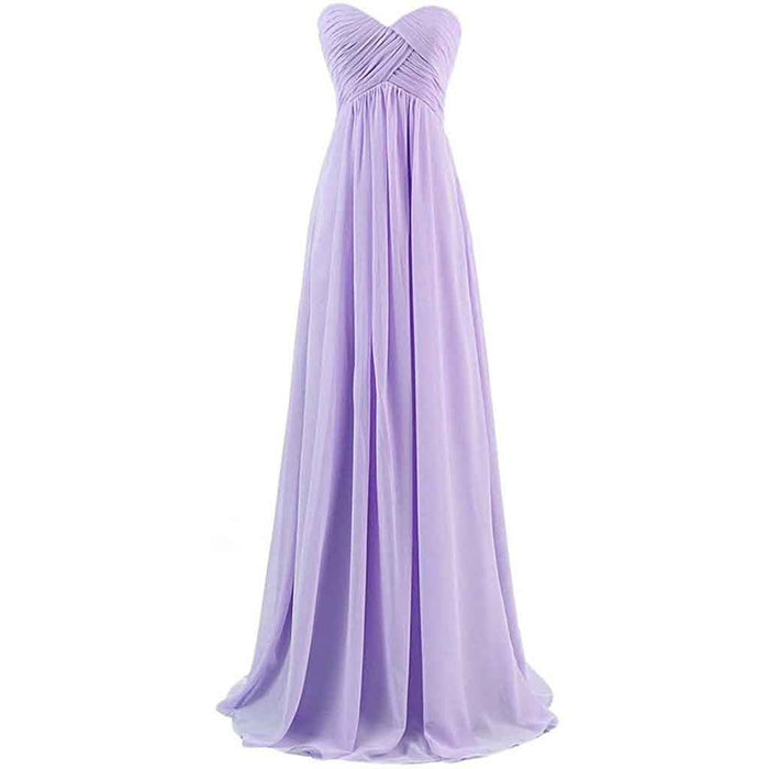 Women's A Line Corset Sweetheart Pleats Prom Bridesmaid Dress