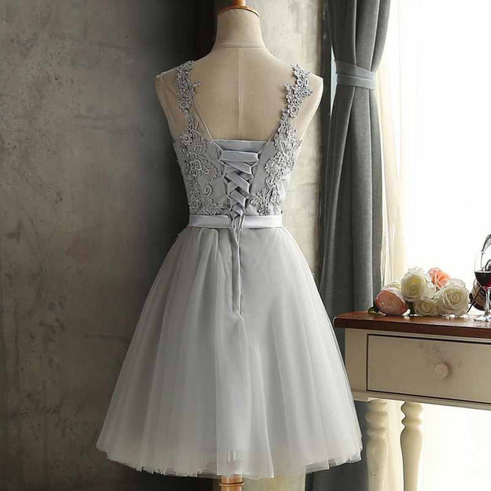 Women's A-Line Lace Homecoming Dresses Short Prom Cocktail Dresses for Teens