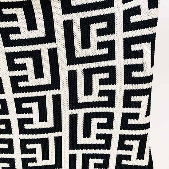 Women's Black and White Cocktail Party Dresses Elegant Tube Short Dress