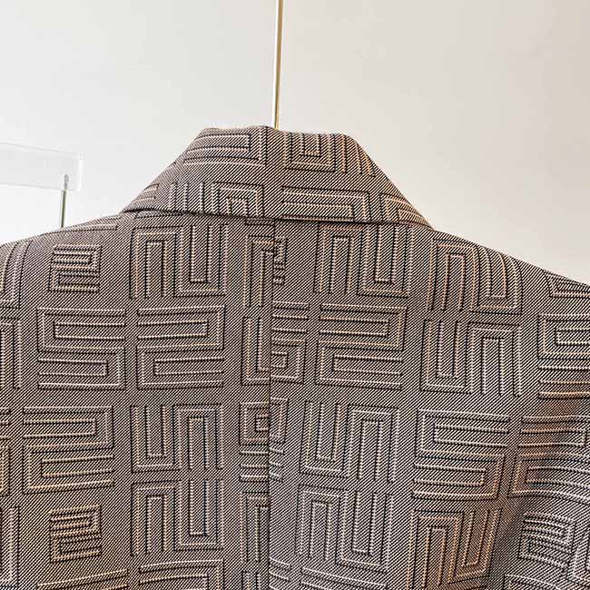 Women's Brown Tailored Double-breasted Blazer