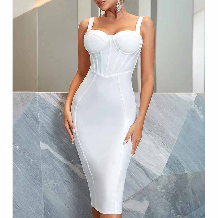 Women's Celebrity Bandage Bodycon Dress Strap Party Pencil Dress Cocktail Party Dress