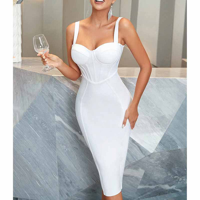 Women's Celebrity Bandage Bodycon Dress Strap Party Pencil Dress Cocktail Party Dress