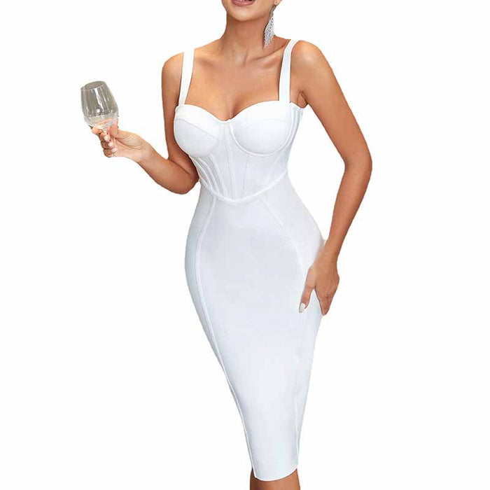 Women's Celebrity Bandage Bodycon Dress Strap Party Pencil Dress Cocktail Party Dress