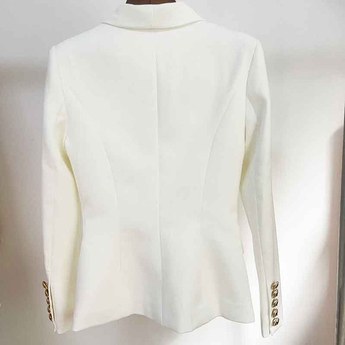 Womens Coat Long Sleeves Blazer Jackets Double Breasted Coat