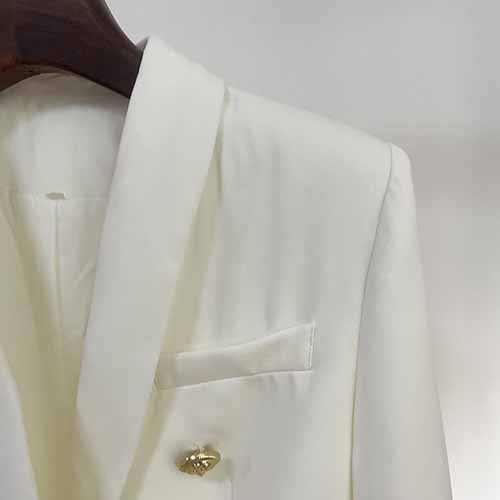 Womens Coat Long Sleeves Blazer Jackets Double Breasted Coat