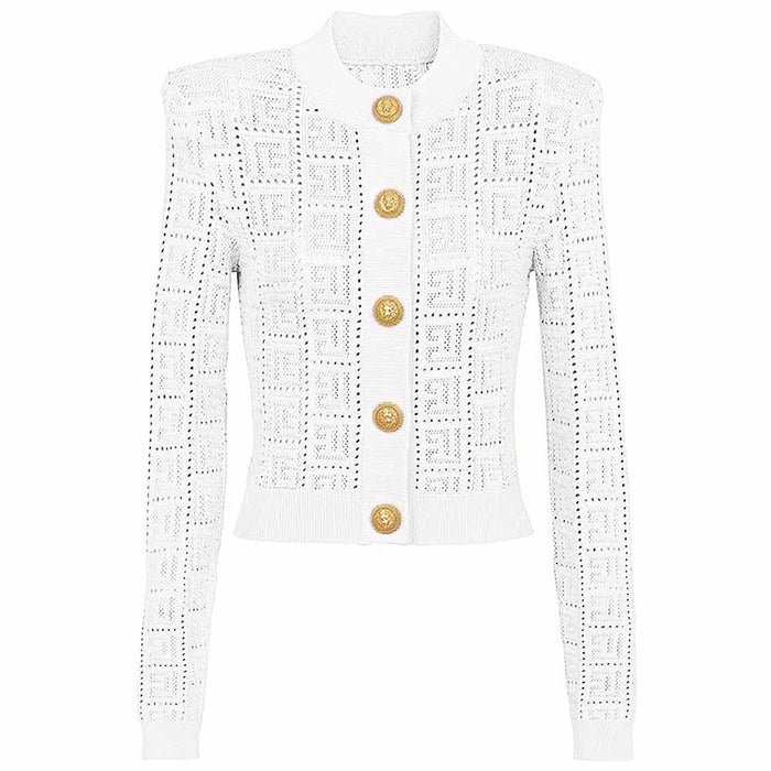 Women's Cropped Cardigan Sweater Soft Knitted Jacket Crop Top