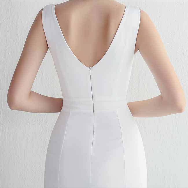 Women's Event Formal Dress Deep V Split Evening Cocktail Long Dress