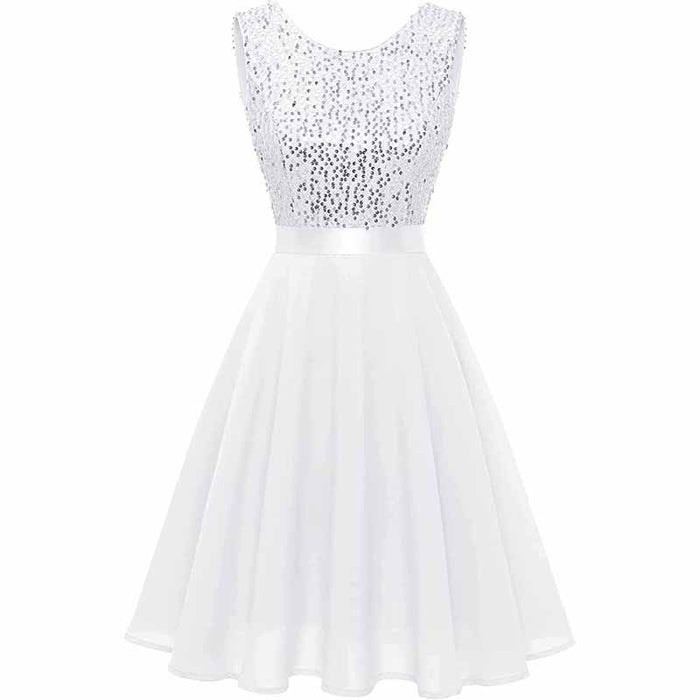 Sequin White S / US2-26W