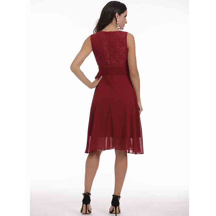 Women's Floral Lace Dresses Cocktail Formal Dress Homecoming Dress for Party
