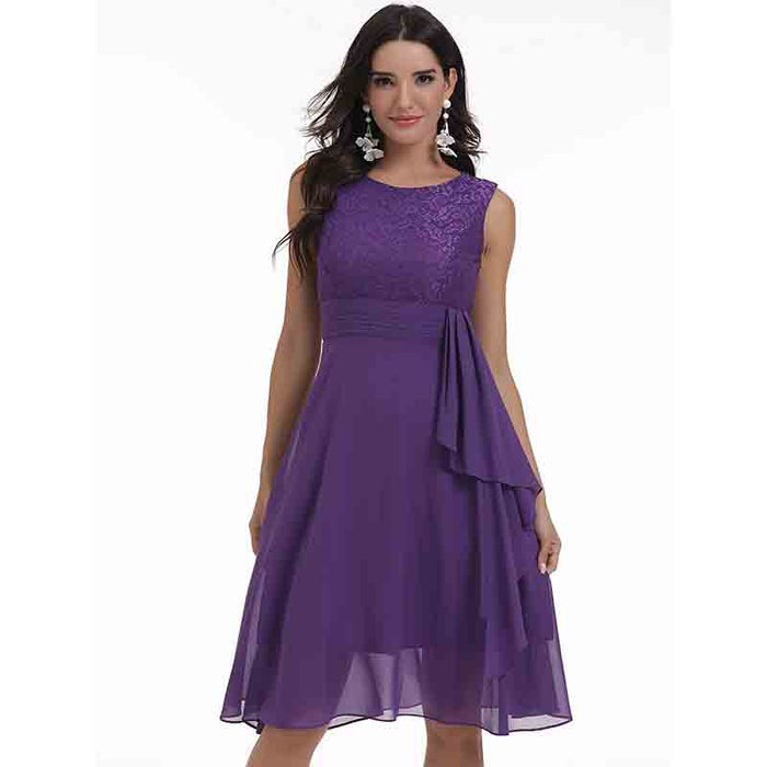 Women's Floral Lace Dresses Cocktail Formal Dress Homecoming Dress for Party