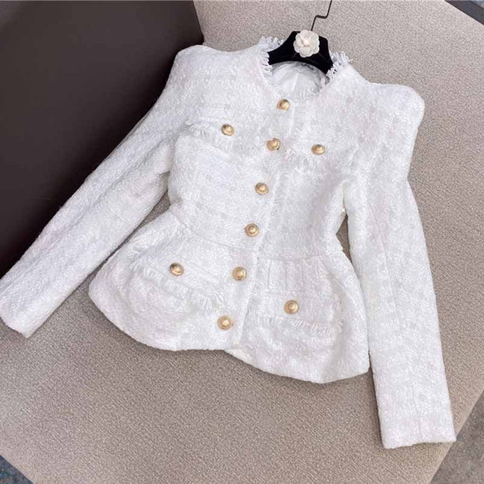 Womens Formal Skirt Two Piece Suit + Mini Skirt Fashion Set Long Sleeves