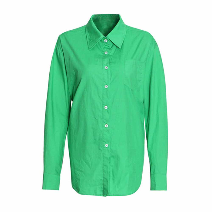 Women's Green Loose Shirt