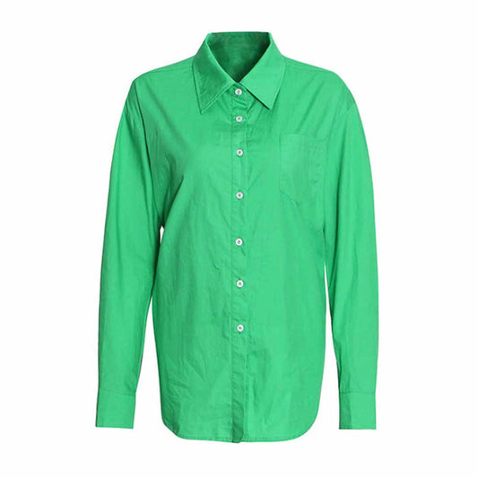 Women's Green Loose Shirt