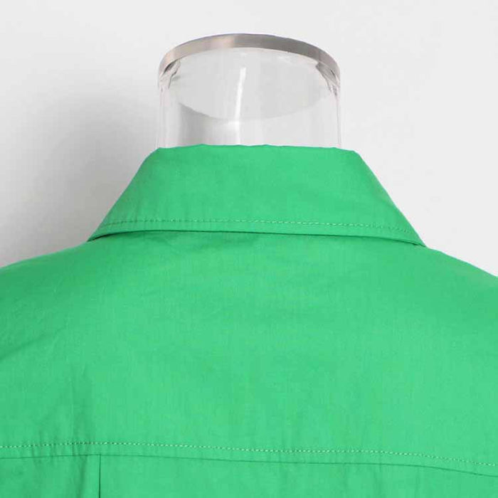 Women's Green Loose Shirt