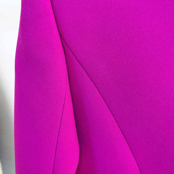 Women's Magenta Pantsuit Blazer+Long Pants Wedding Pantsuit for women