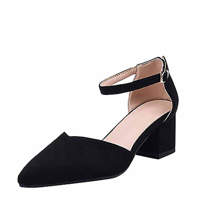 Women's Mary Jane Kitten Heel Pumps Mid Low Heels