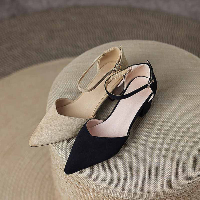 Women's Mary Jane Kitten Heel Pumps Mid Low Heels