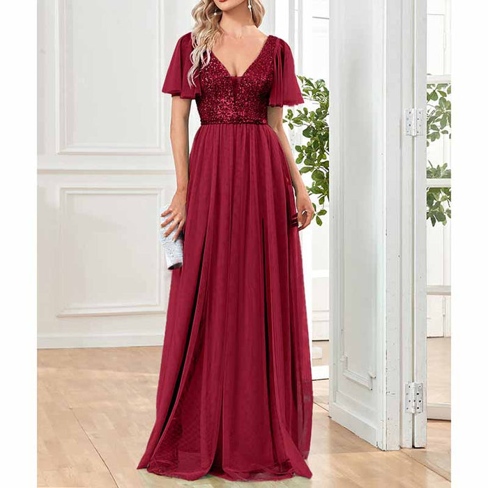 S / Wine red