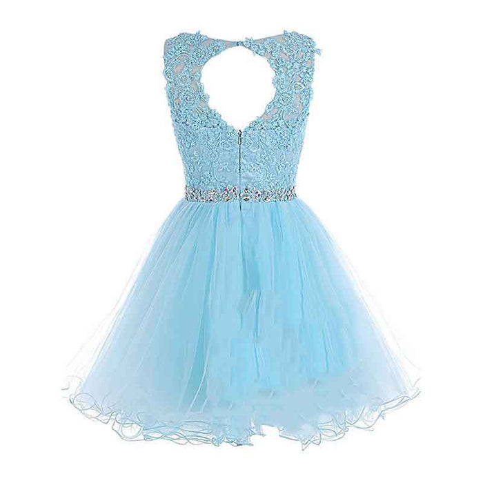 Women's Prom Dresses Short Homecoming Dress A Line Tulle Party Cocktail Gown