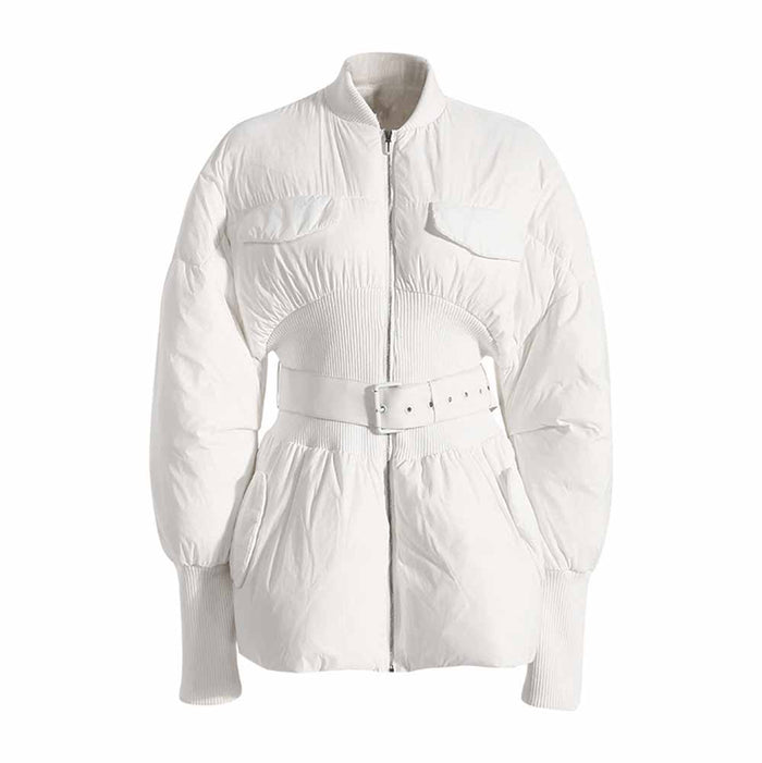 Women's Puffer Jacket Thickened Winter Turtleneck Puffer Parka Coats