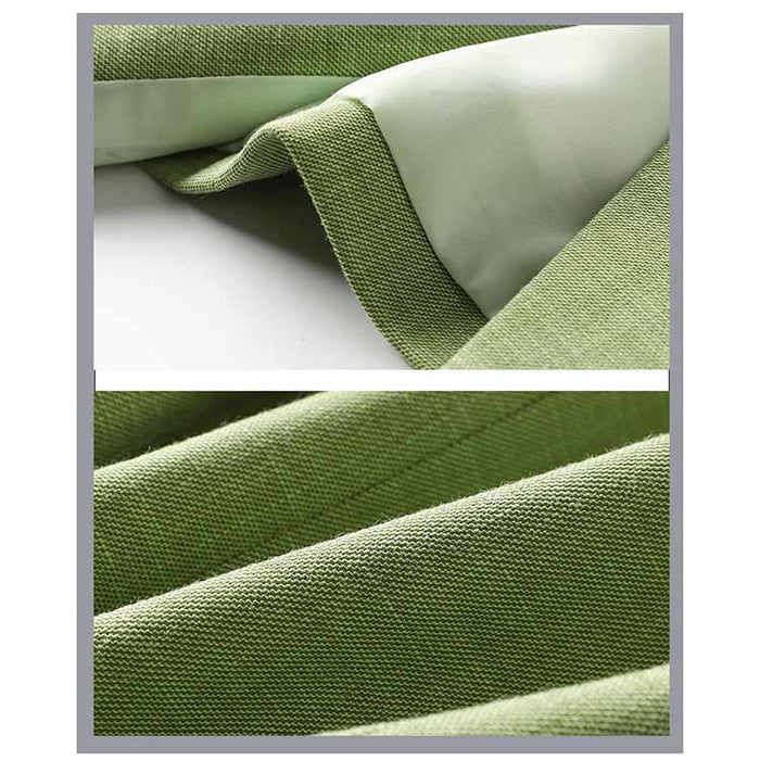 Women's Sage Green Textured Luxury Fitted Double Breasted Blazer with Lion Buttons - SLIM FIT