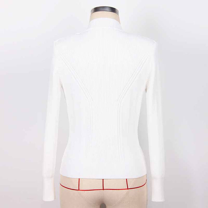 Women's Soft Knitted Jacket Crop Top Cardigan Sweater