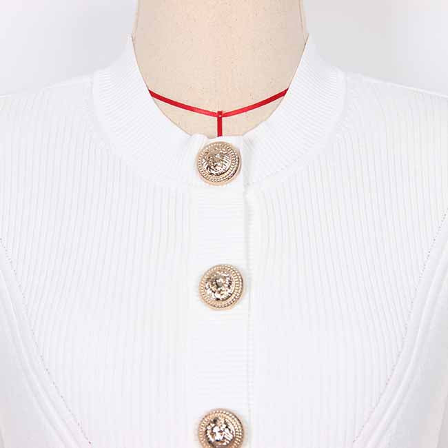 Women's Soft Knitted Jacket Crop Top Cardigan Sweater