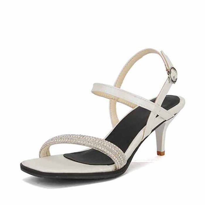 Women's Strappies Low Heel Pump Sandals Heels