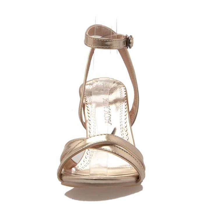 Women's Strappies Middle Heel Pump Prom Dress Sandals