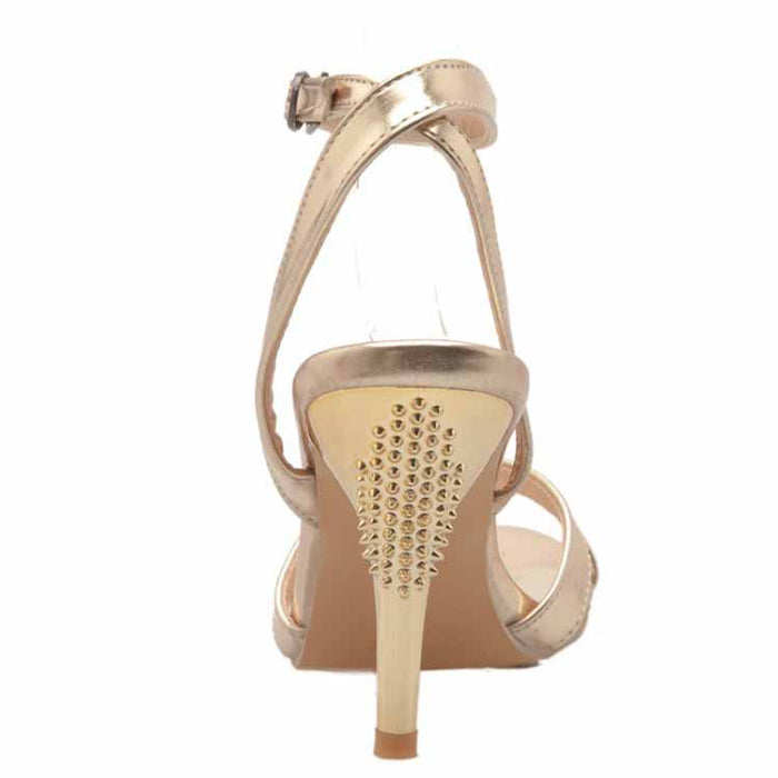 Women's Strappies Middle Heel Pump Prom Dress Sandals