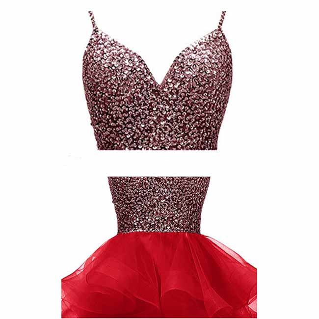 Women's Tulle Gala Prom Dress Short Homecoming Cocktail Gowns