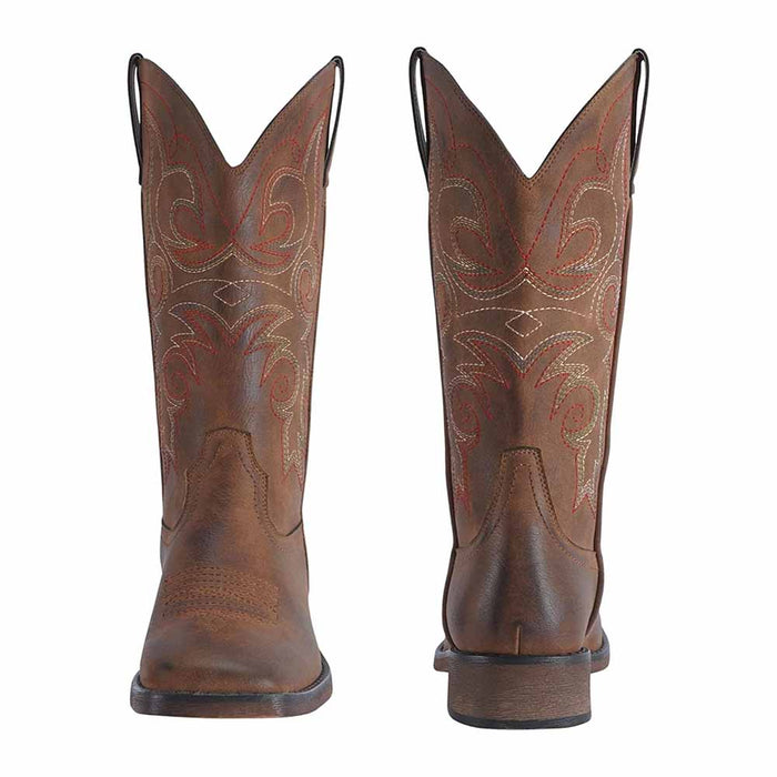 Women's Western Cowgirl Cowboy Boots Wide Calf Pointed Toe Embroidered