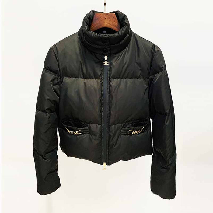 Women's Winter Coats Lightweight Duck Down Jacket Black Outwear Coat