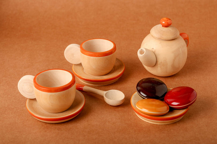 Wooden Tea Party Set – A Timeless Invitation to Imaginative Play