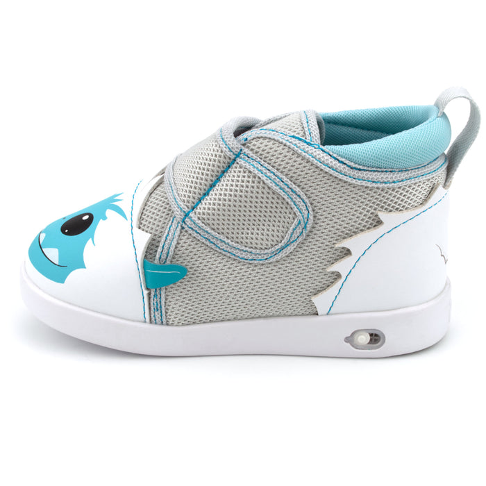 Yeti Squeaky Single Shoe for Boys and Girls V2 | White | (One Shoe Only)
